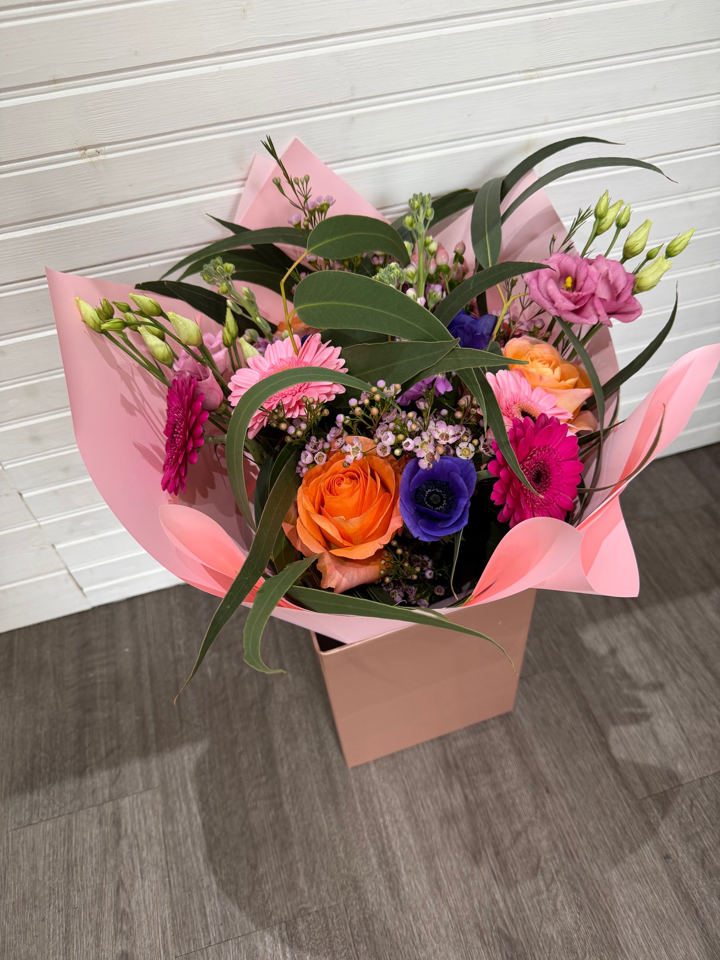 Orange Pink and Purple