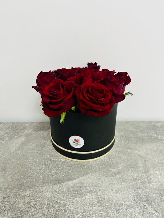 Red Rose Hat Box