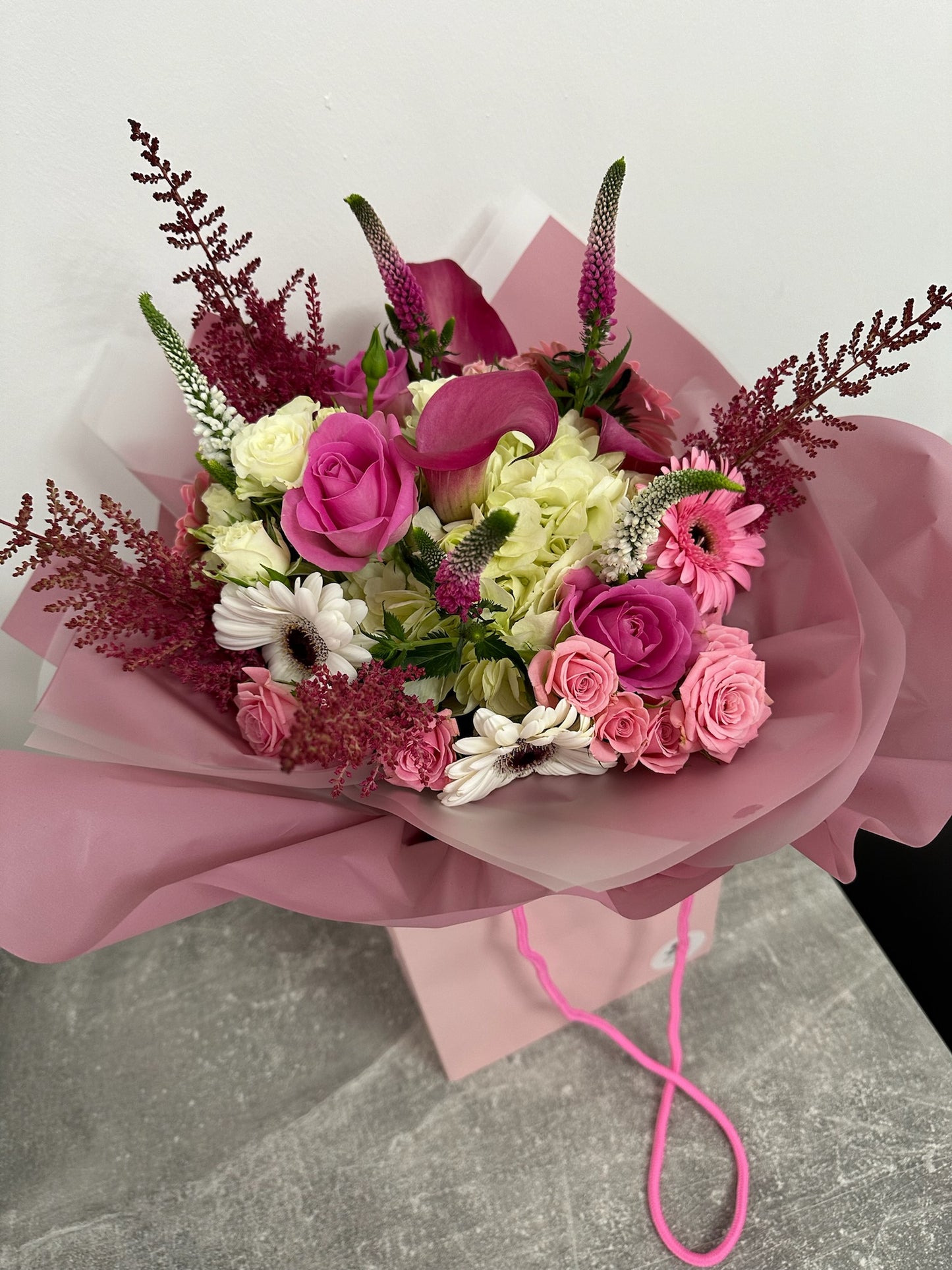 Luxury Pink & White Bouquet