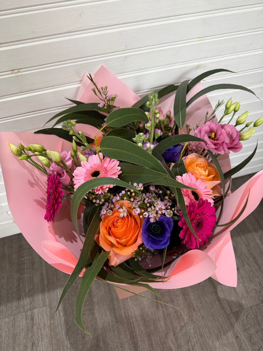 Orange Pink and Purple