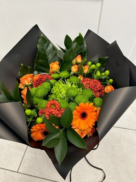 Orange & Green Bouquet